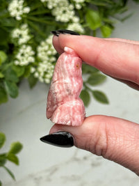 Rhodochrosite Owl - #2