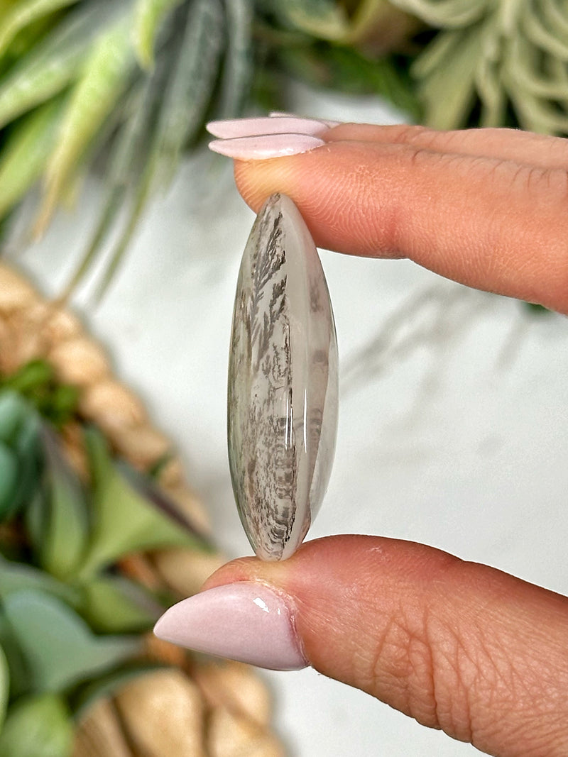 Dendritic Quartz Cabochon - #1