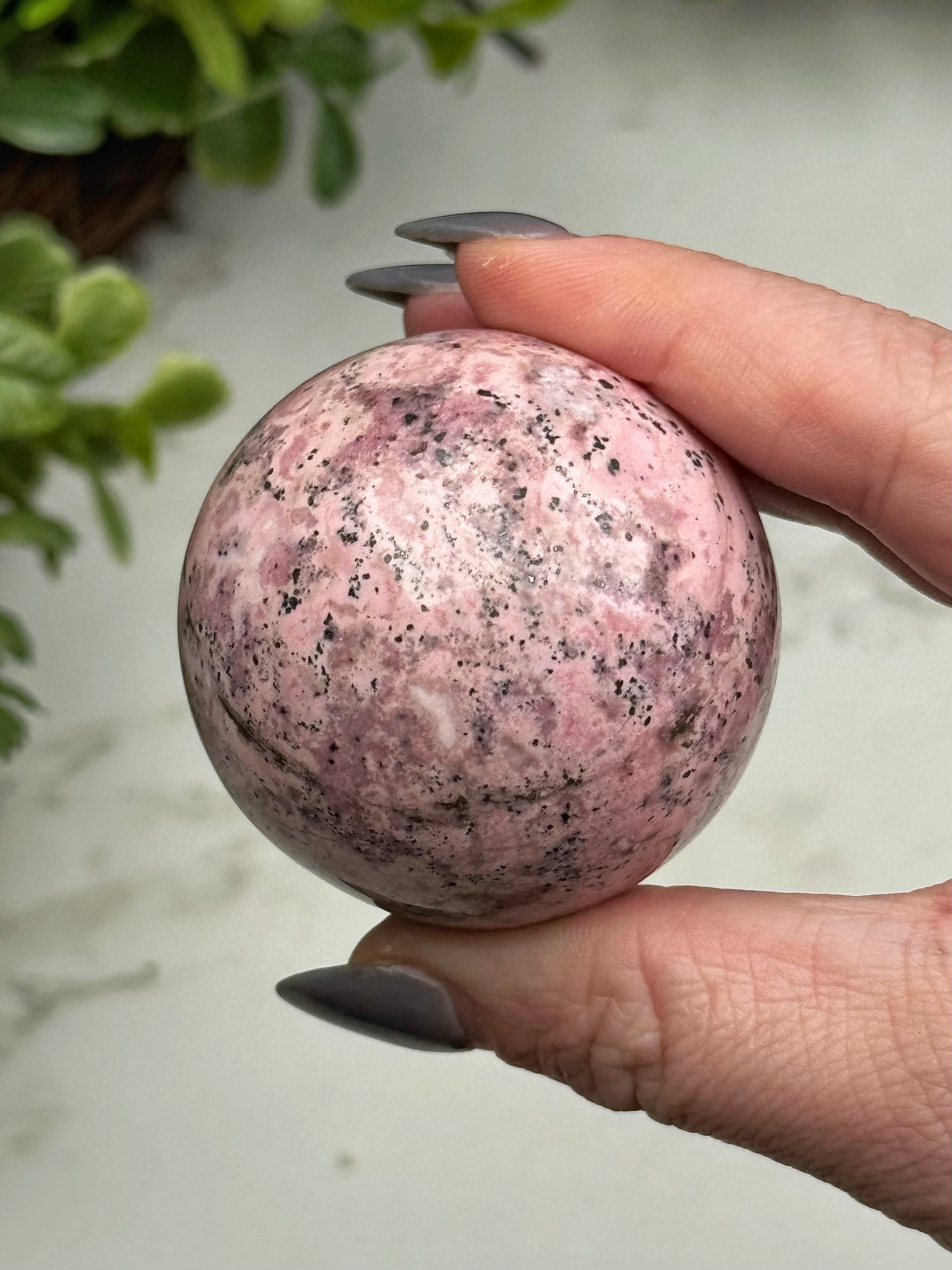 Rhodonite Sphere - #14