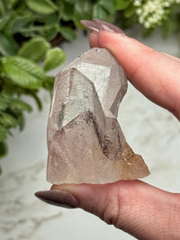Raw Hematite in Quartz - #15
