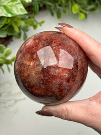 Fire Quartz Sphere - #13