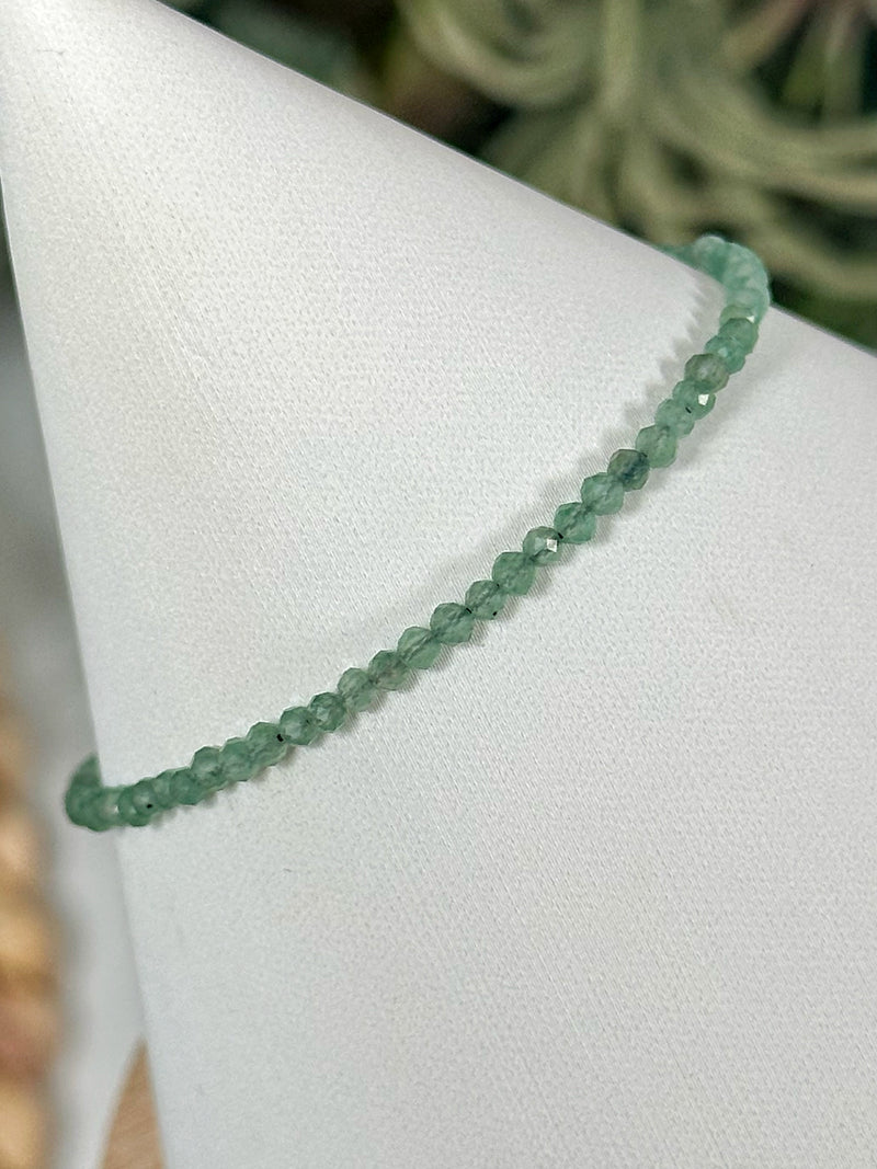 Faceted Green Aventurine Bracelet - #1