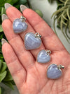 Blue Lace Agate Pendants - Throat Chakra - No. 56