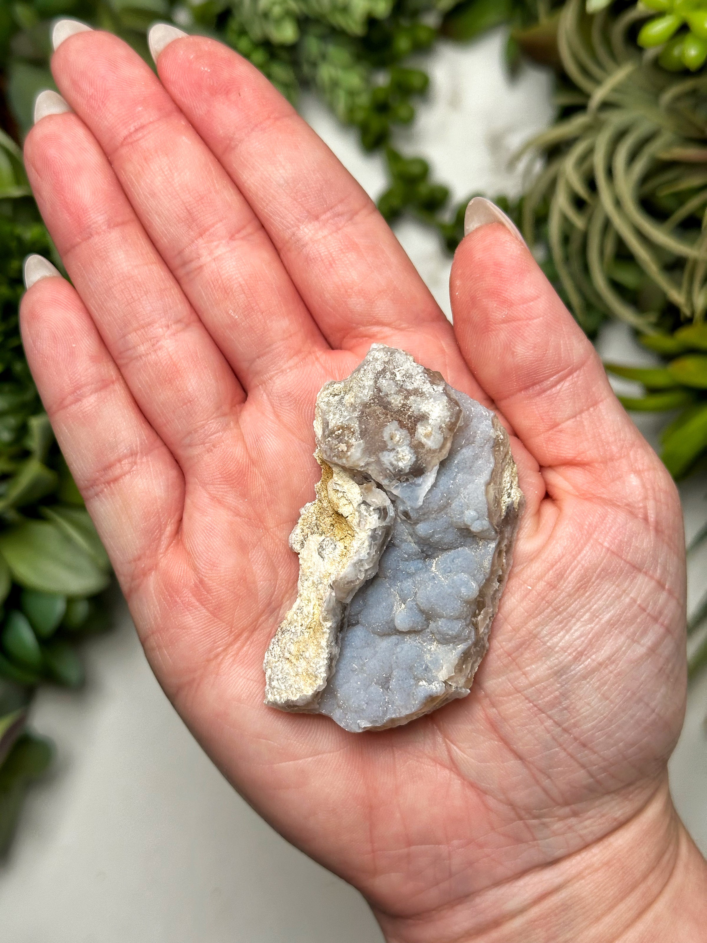 Raw Blue Chalcedony - #11