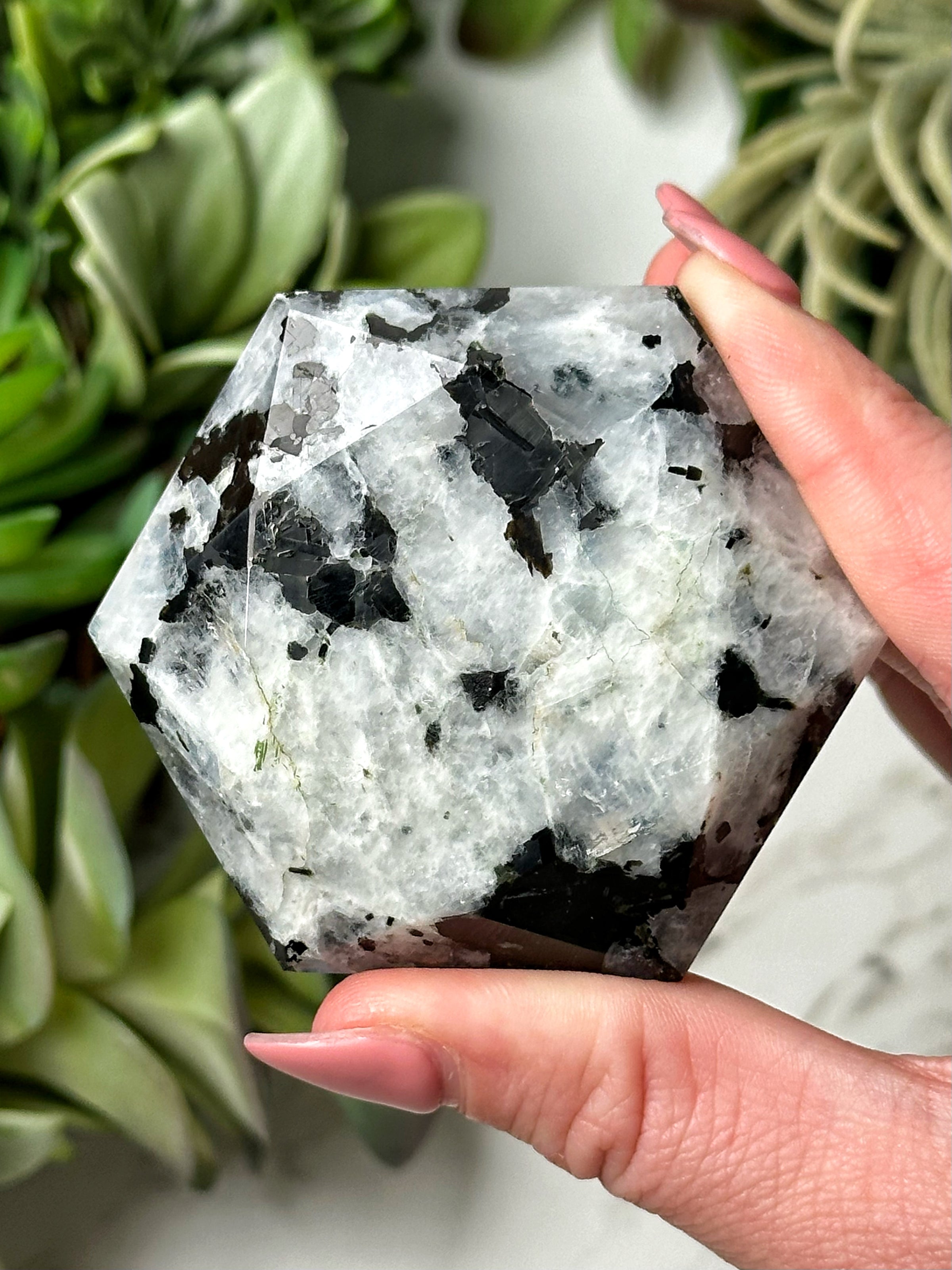 Moonstone Hexagon - #8