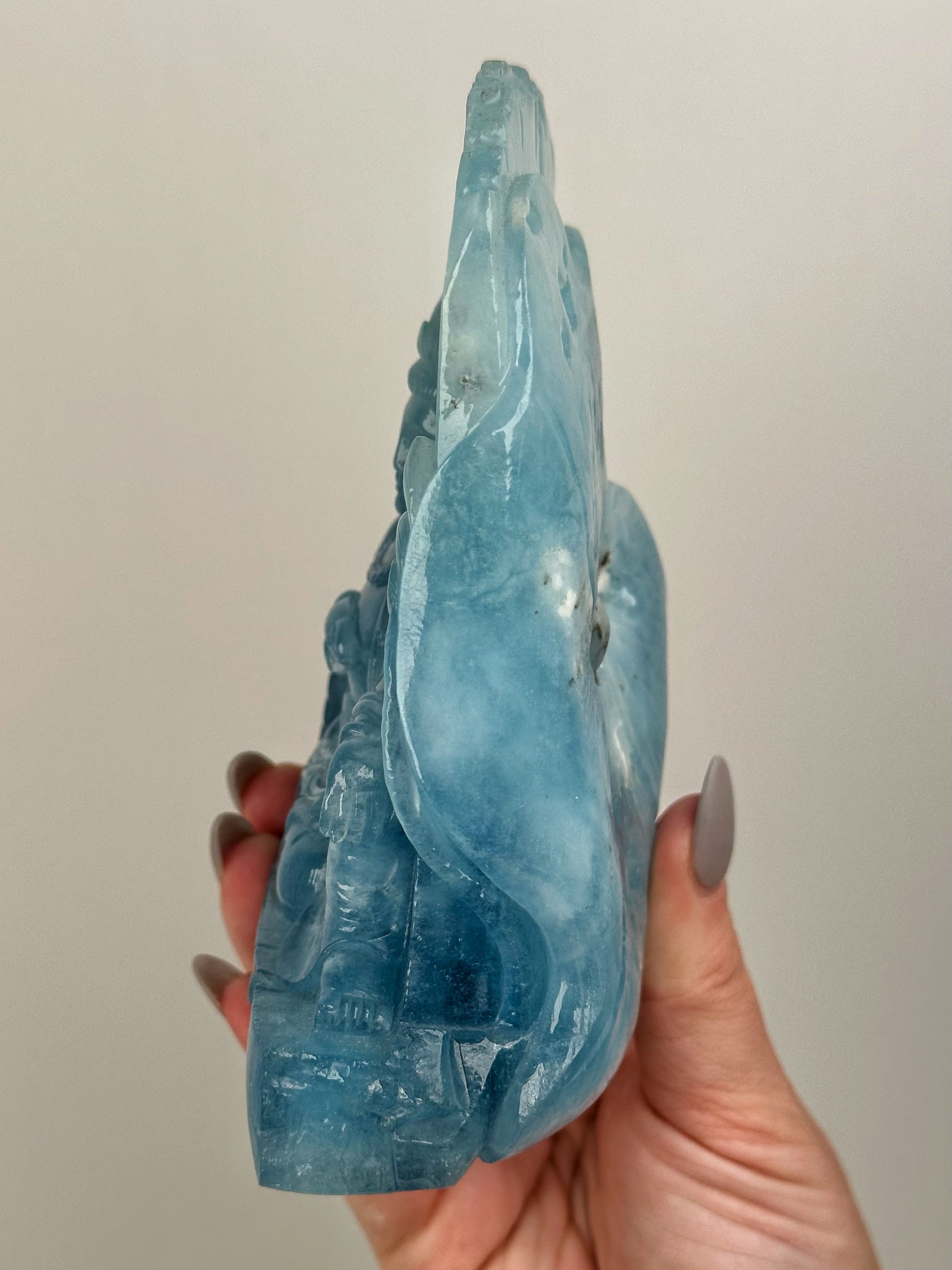 Beautiful Aquamarine Buddha - #1
