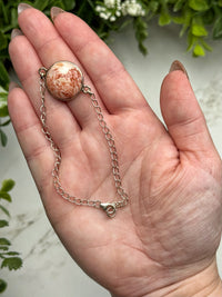 Peach Scolecite Bracelets - Third-Eye & Crown Chakra - No. 76