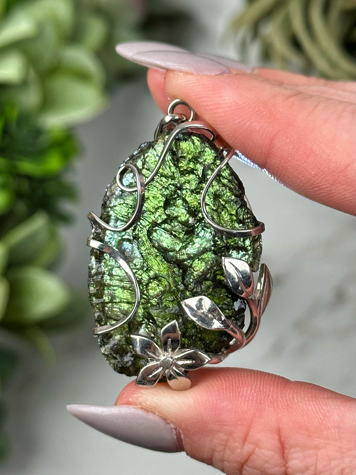 Moldavite Pendant - #9