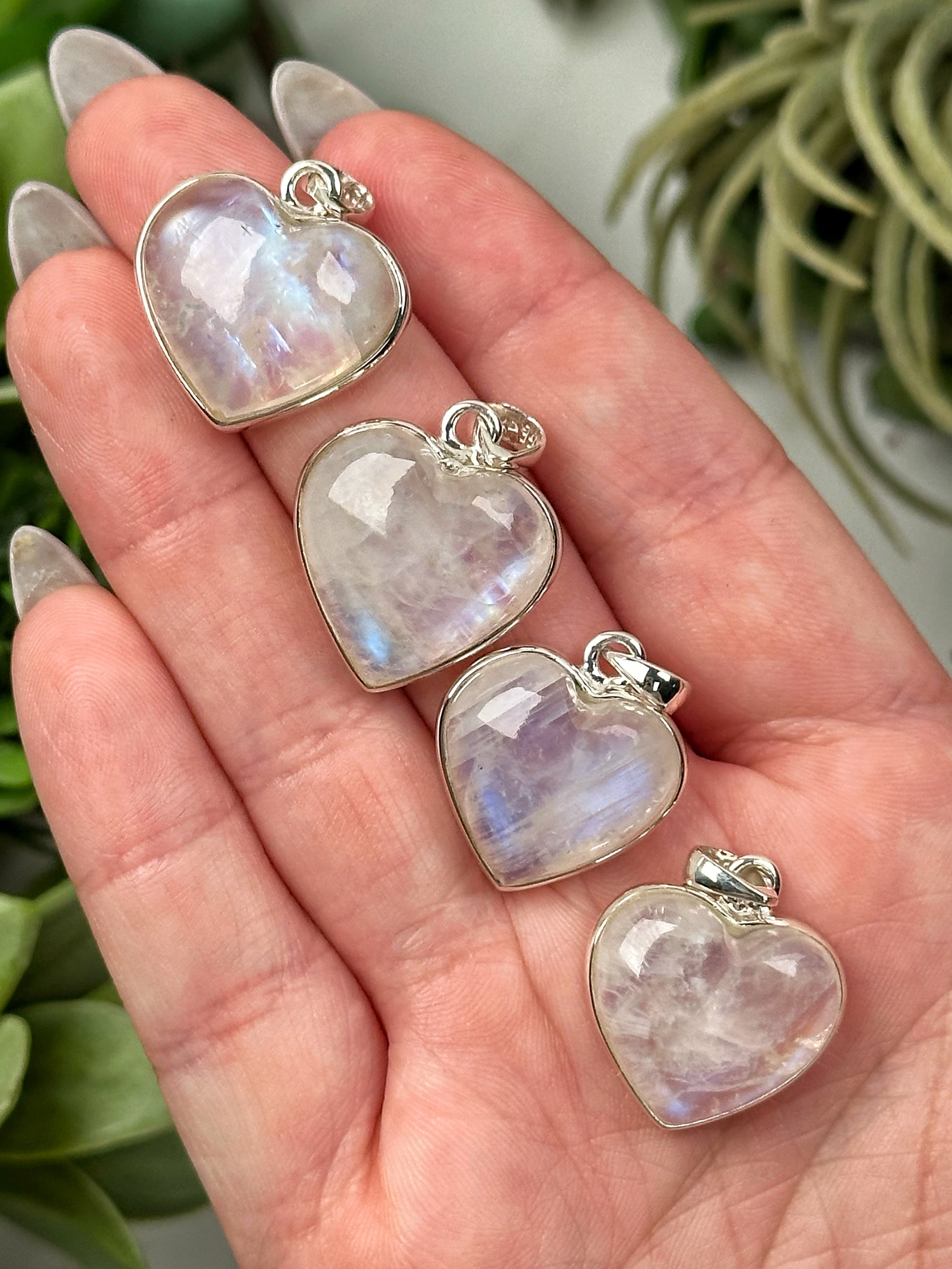 Moonstone Pendants - Crown Chakra - No. 58