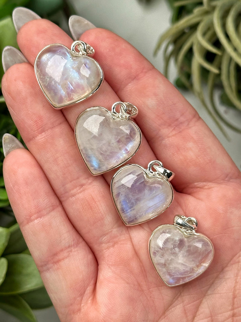 Moonstone Pendants - Crown Chakra - No. 58