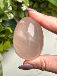 Star Rose Quartz Egg - #2