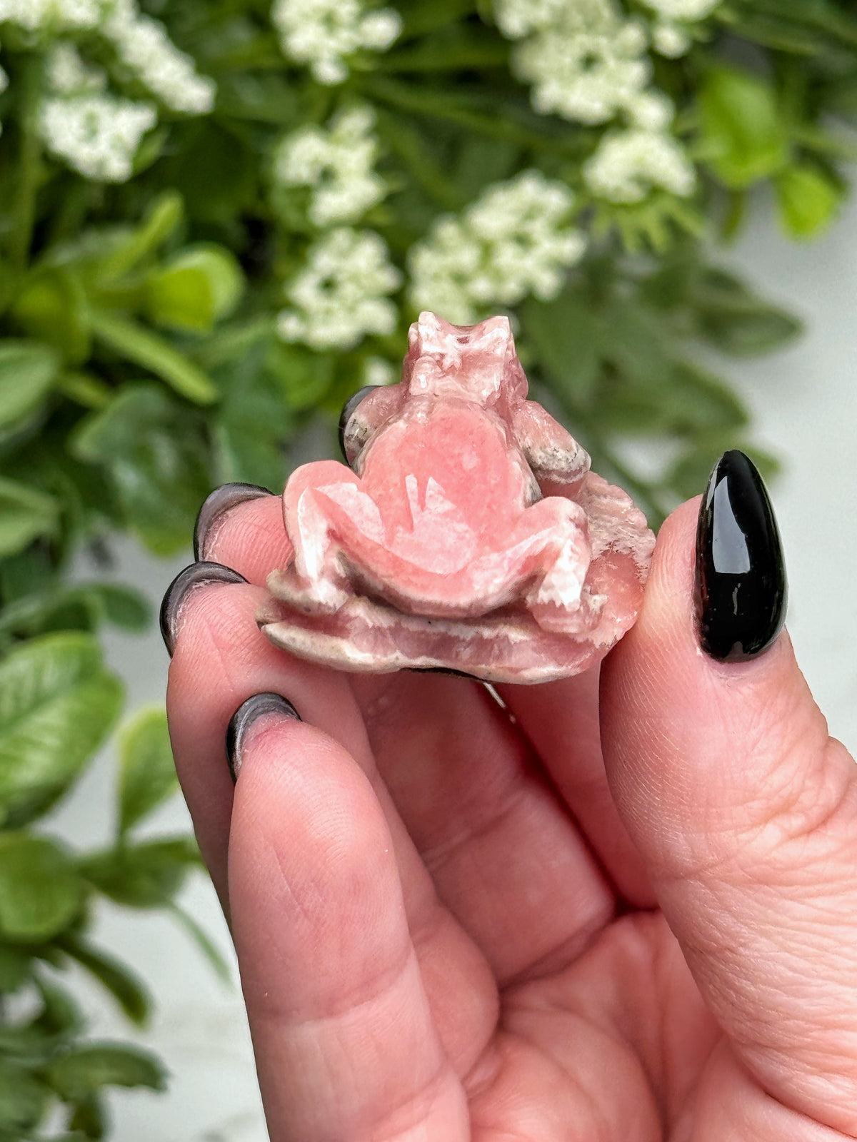 Rhodochrosite Frog - #4