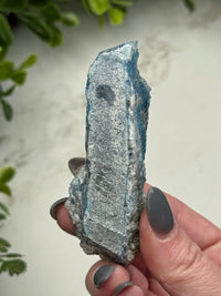Shattuckite with Quartz - #12