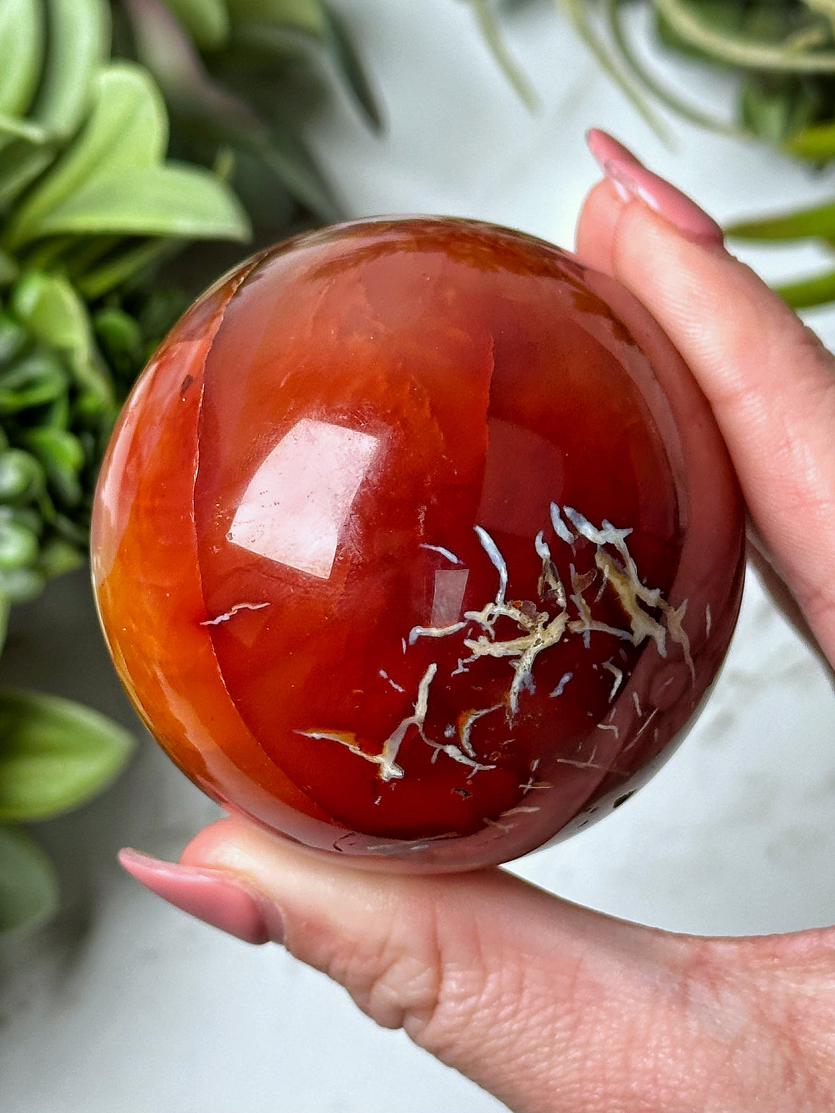 Carnelian Sphere - #12