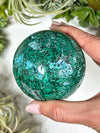 Chrysocolla Malachite Sphere - #1