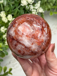 Fire Quartz Sphere - #15