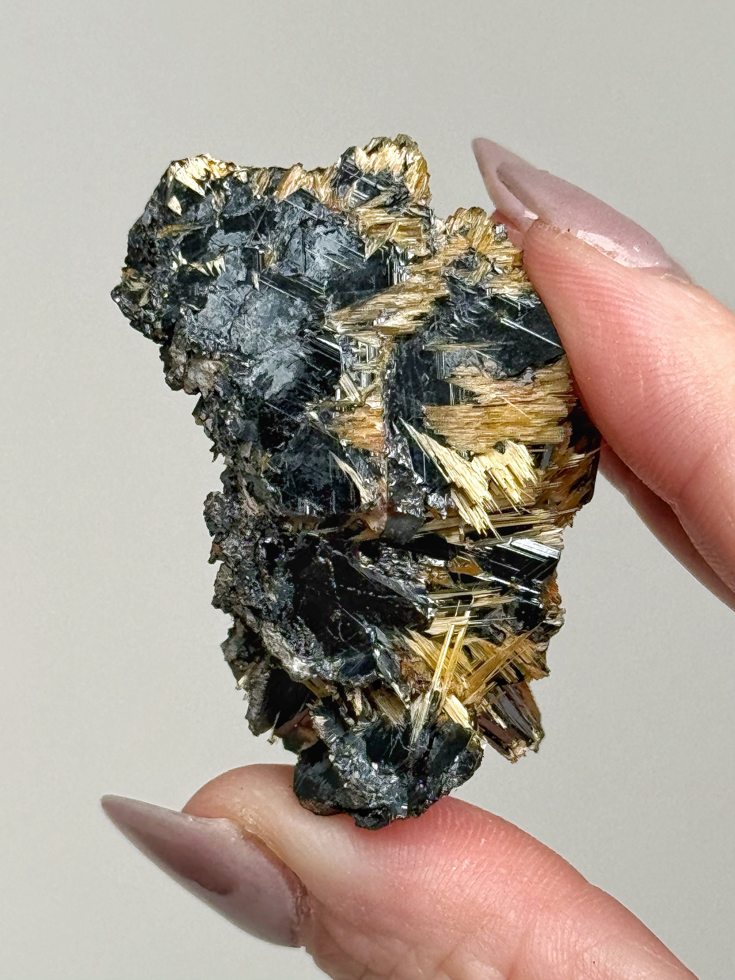 Raw Hematite with Rutile - #2