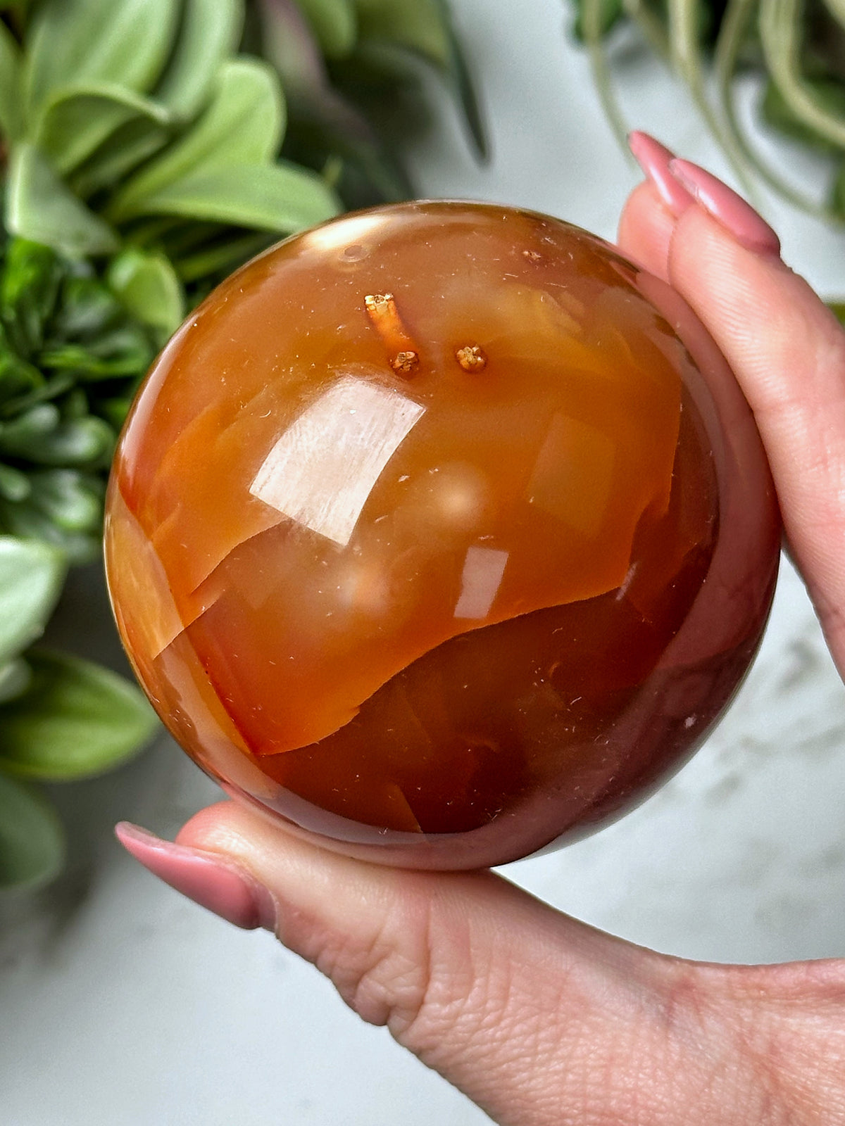 Carnelian Sphere - #13