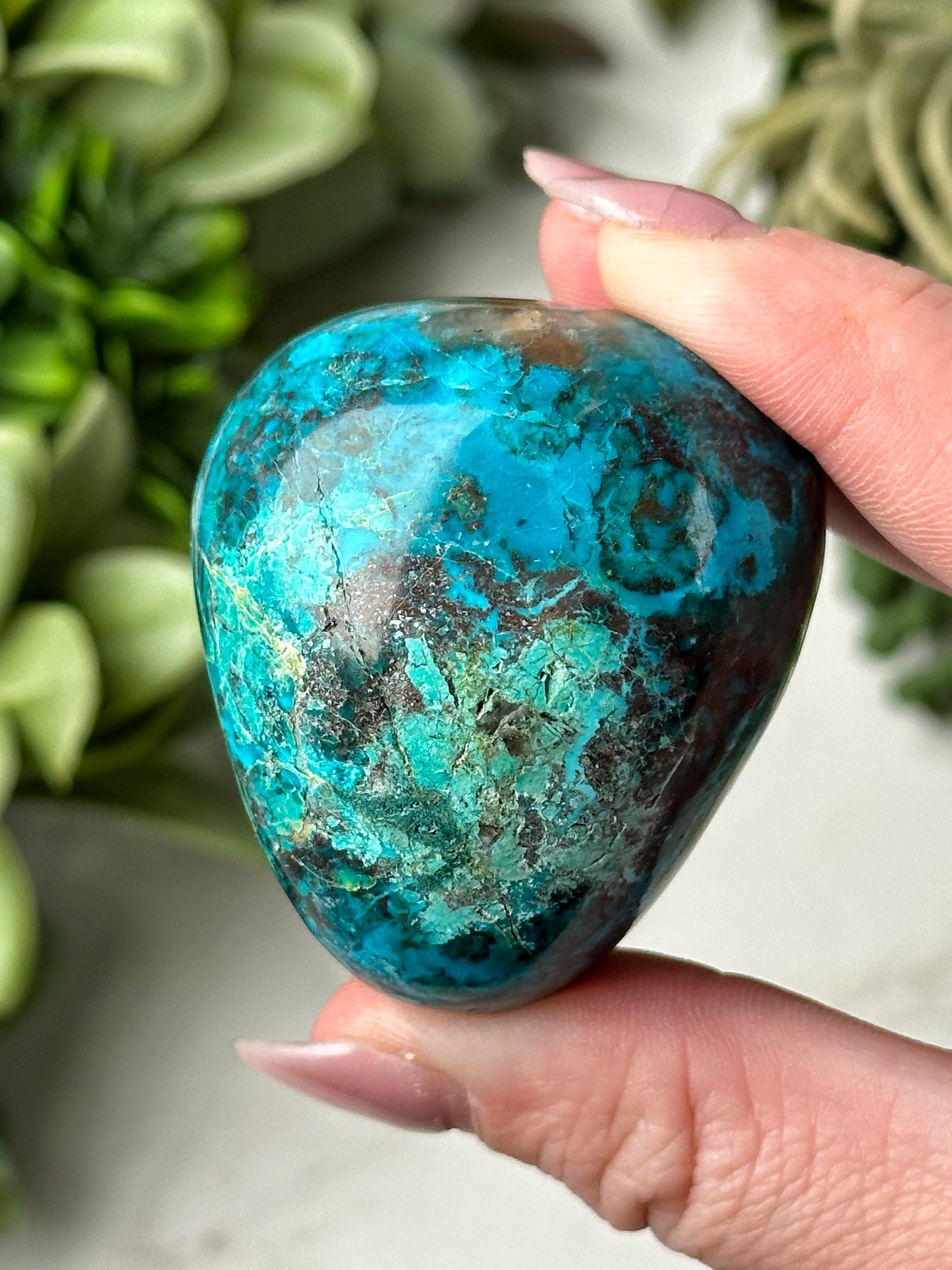 Chrysocolla Palmstone - #12