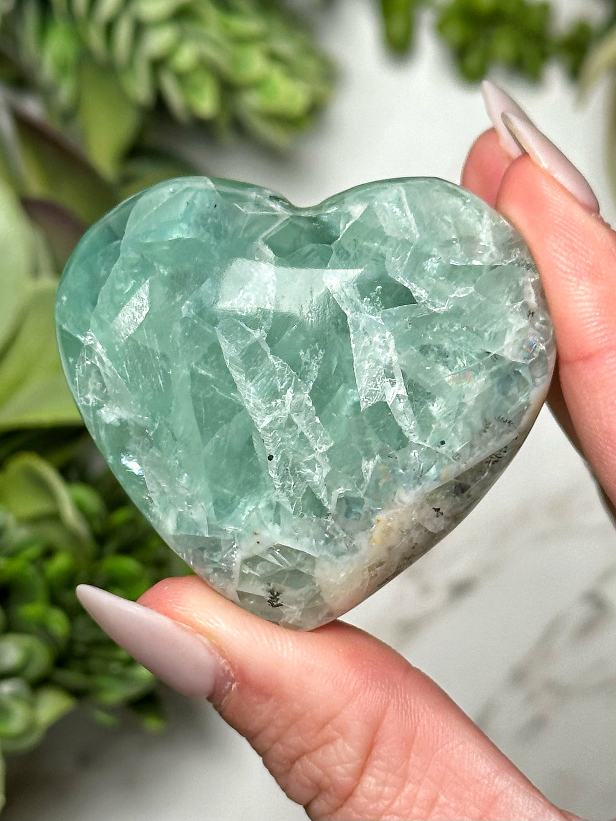Fluorite Heart - #5