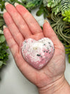 Rhodonite Heart - #6