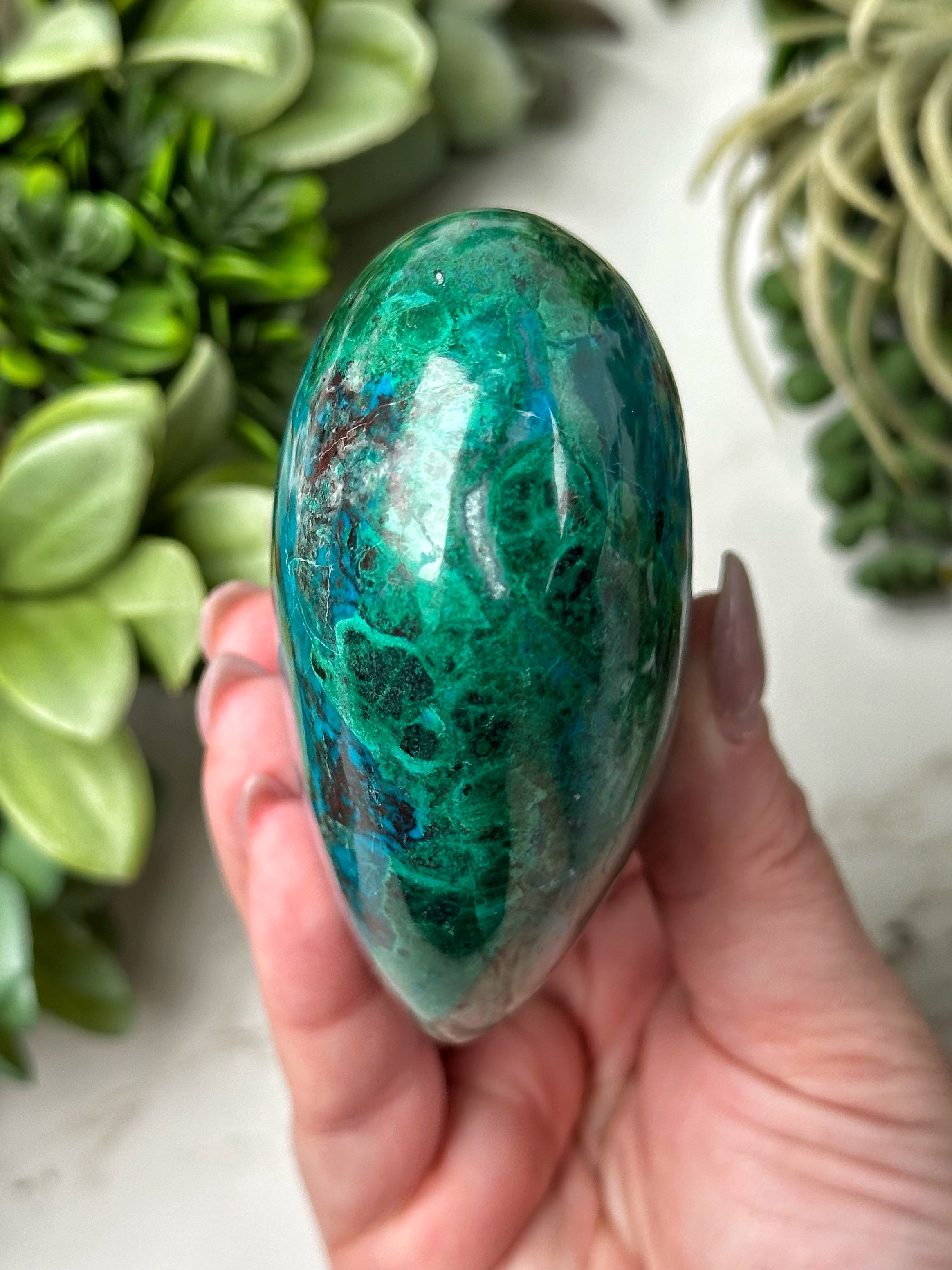 Chrysocolla Heart - #3