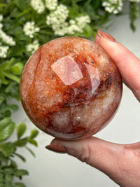 Fire Quartz Sphere - #16