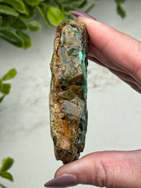 Raw Blue Opalized Petrified Wood - #13