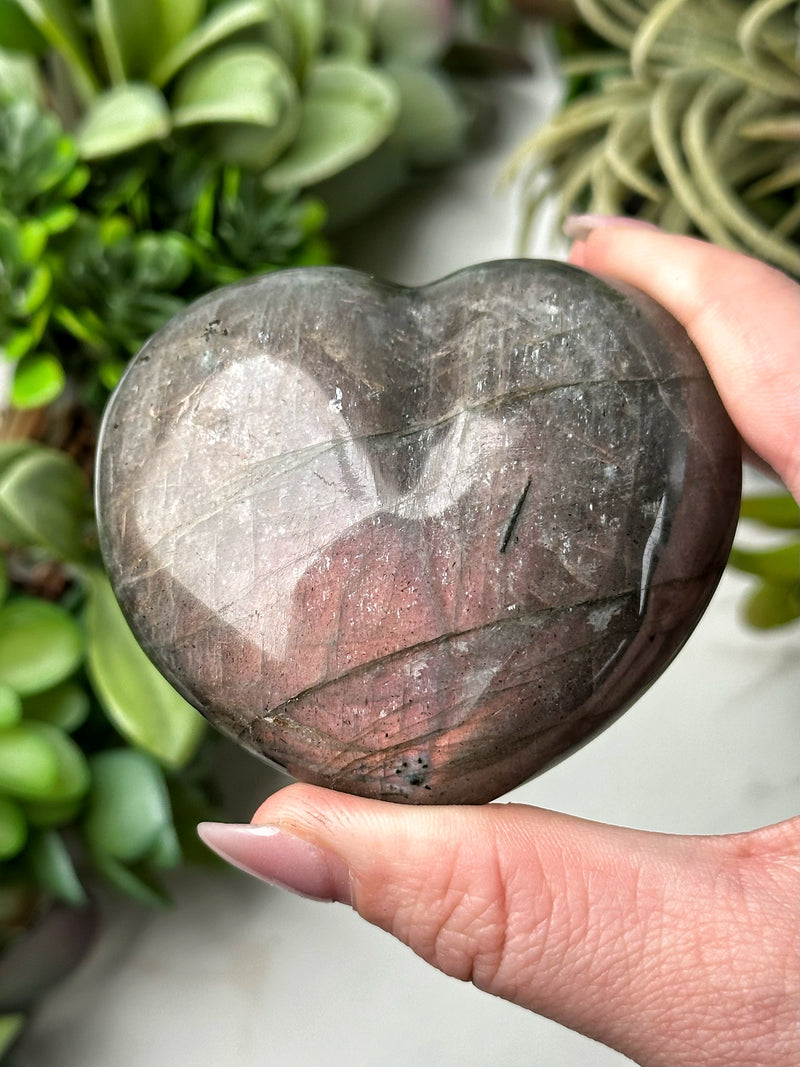 Labradorite Heart - #17
