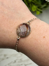Crazy Lace Agate Bracelets - Solar Plexus, Sacral & Root Chakra - No. 82