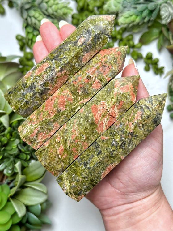 Unakite Points