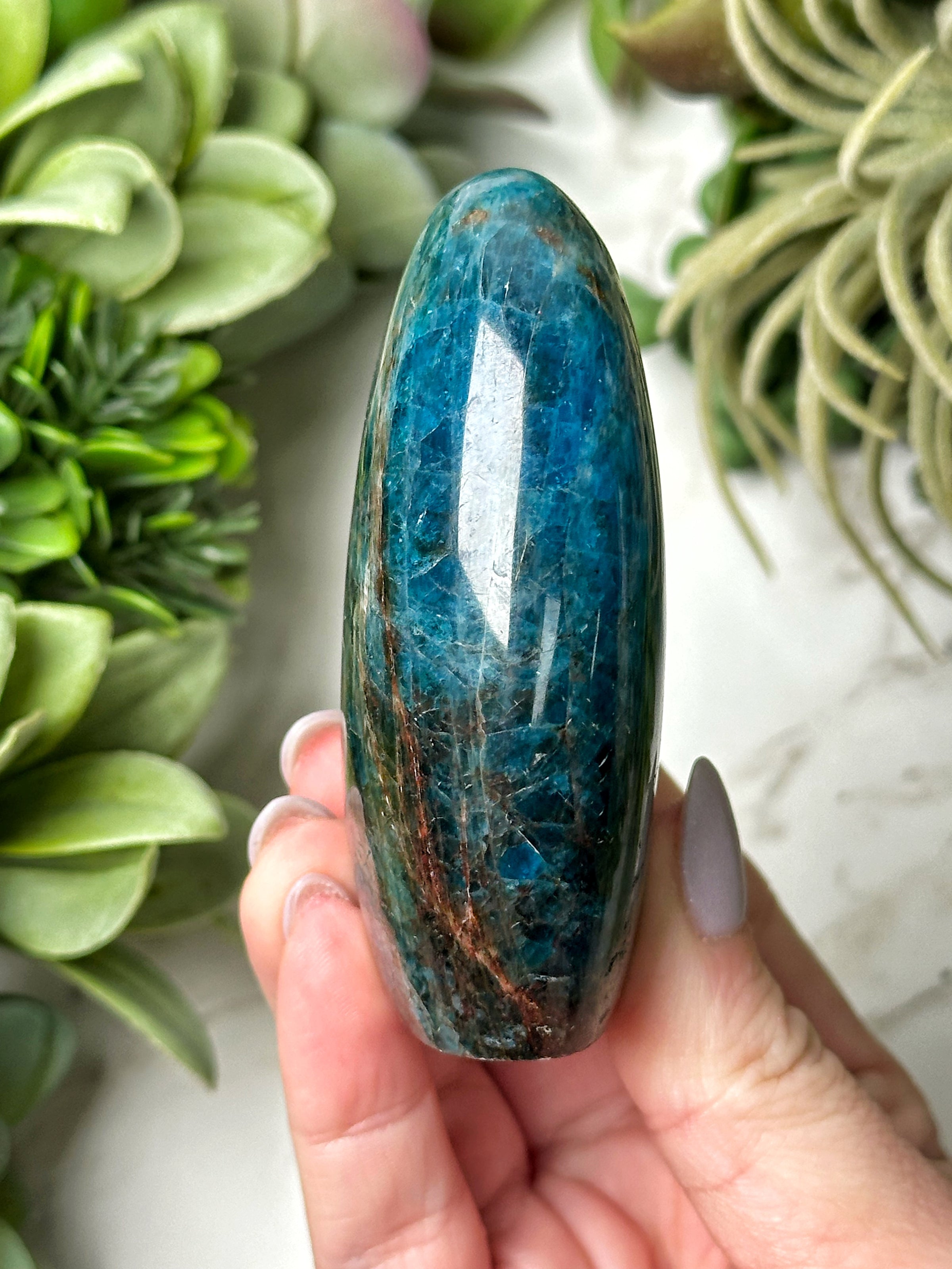 Blue Apatite Freeform - #12