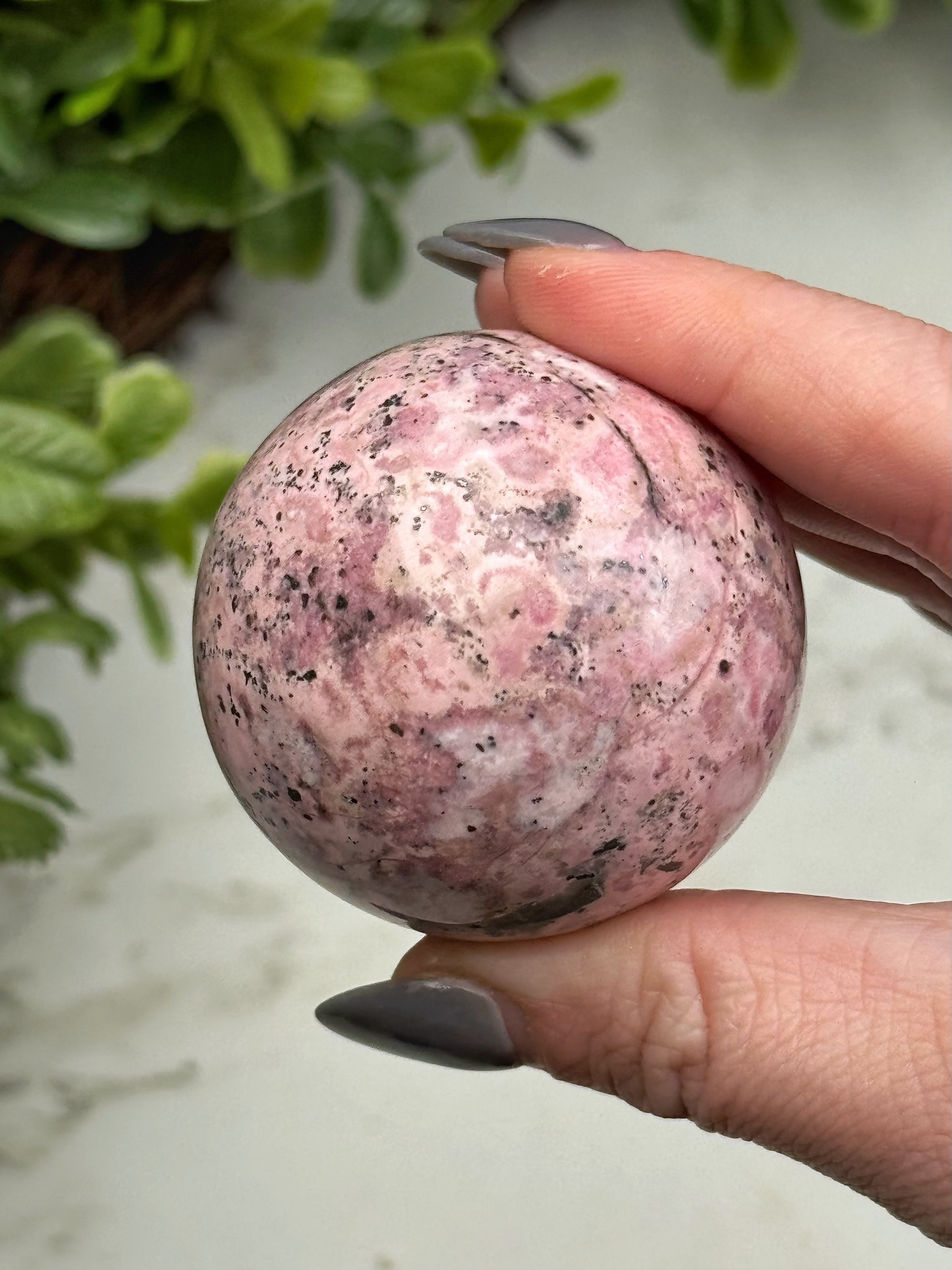 Rhodonite Sphere - #14