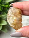 Golden Rutilated Quartz Dragon - #2