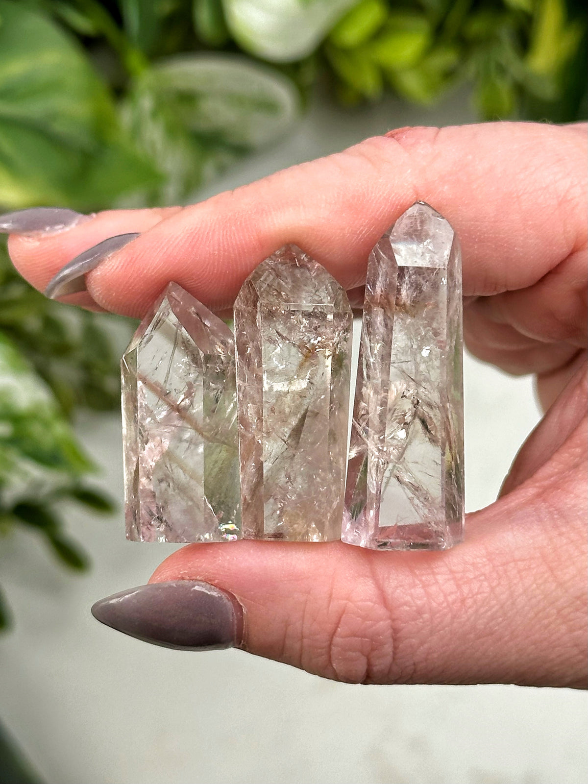 UV Reactive Amethyst Mini Points - Crown & Third-Eye Chakras - No. 65