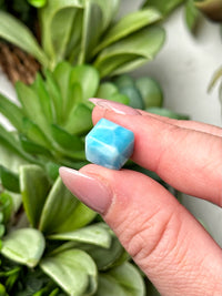 Mini Larimar Cube - #13