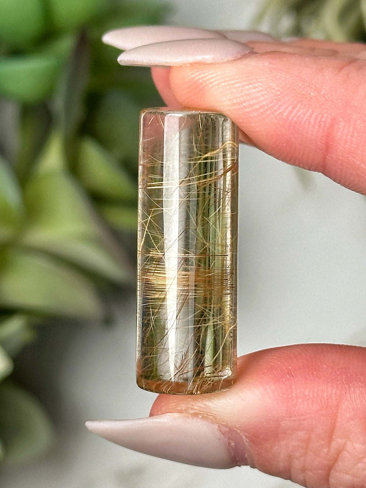 Gold Rutile Cylinder - #4