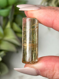 Gold Rutile Cylinder - #4