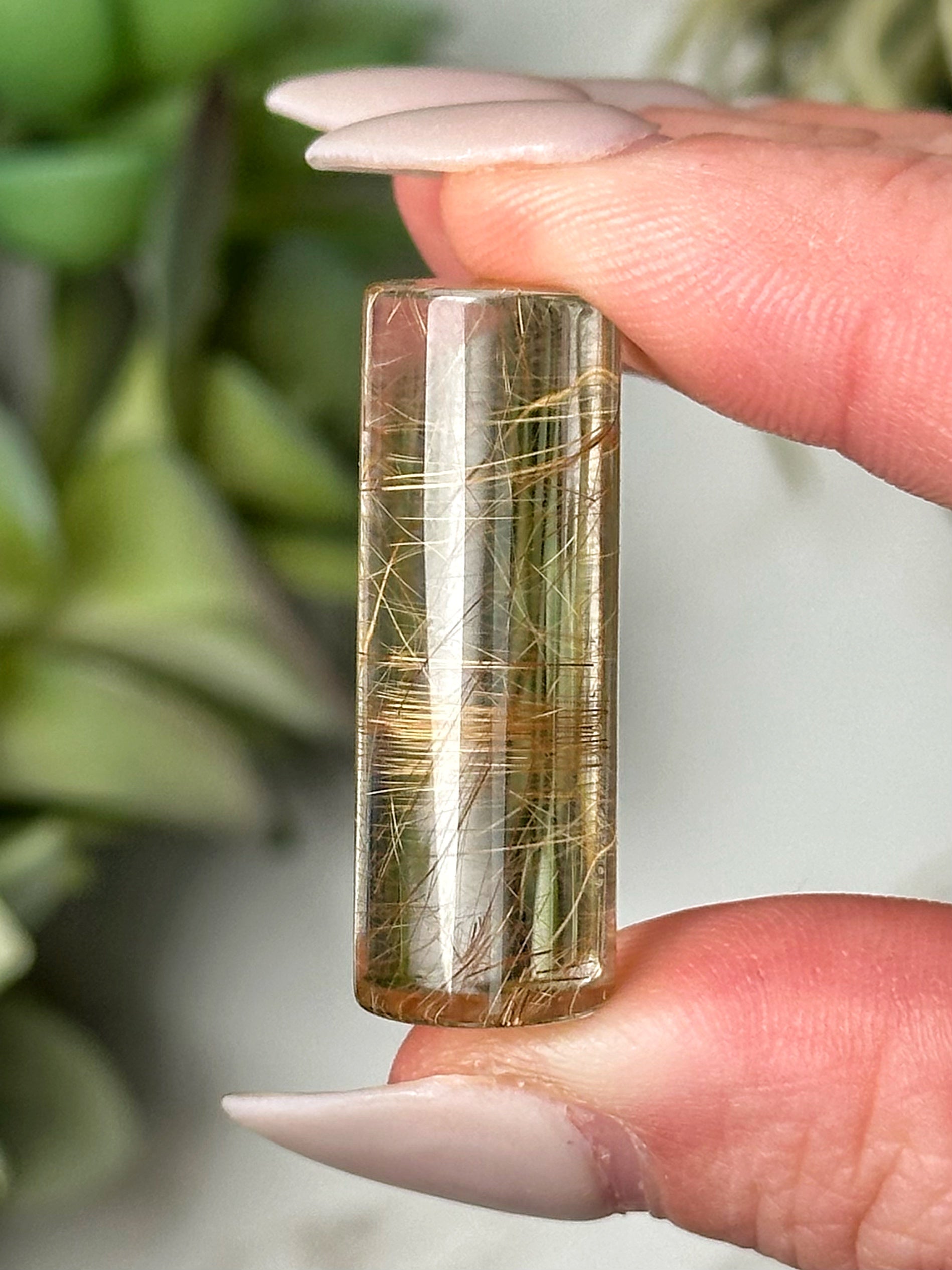 Gold Rutile Cylinder - #4