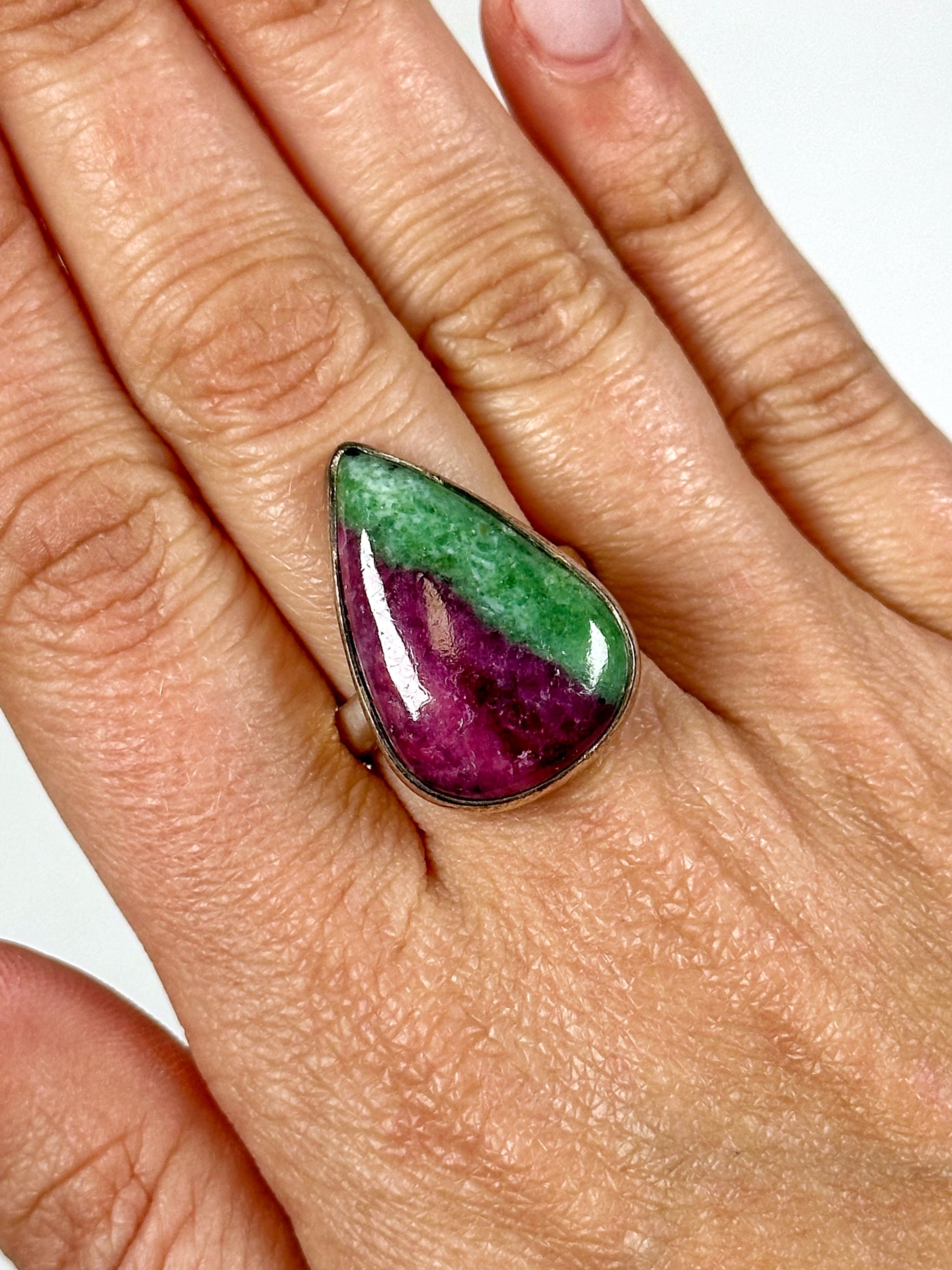 Ruby and Zoisite Ring - #1