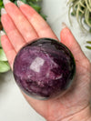 Gem Lepidolite Sphere - #6