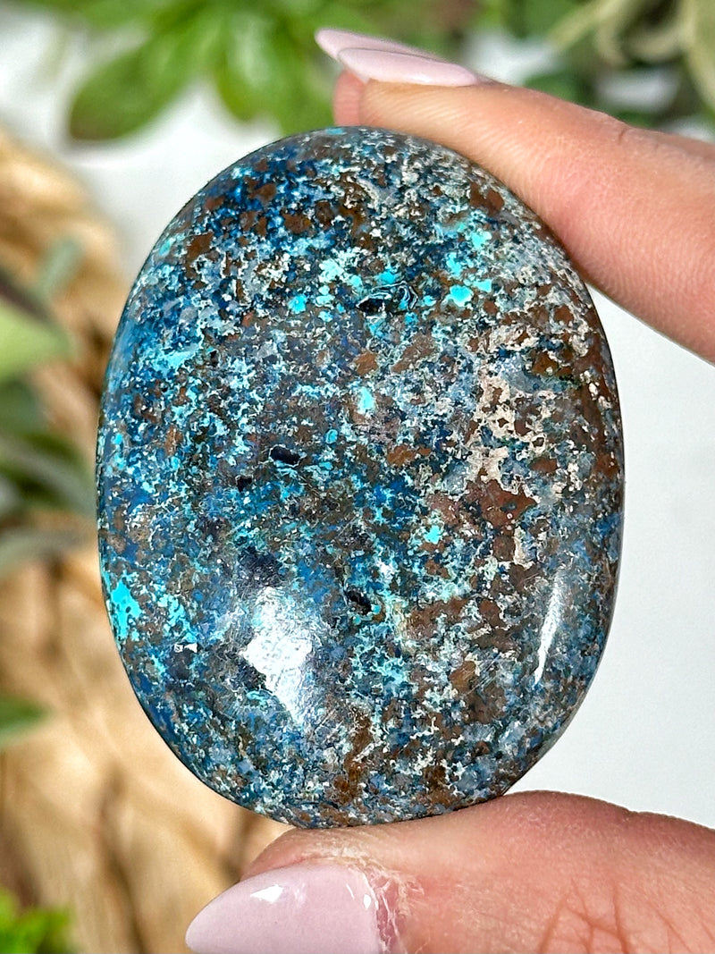 Shattuckite Palmstone - #2