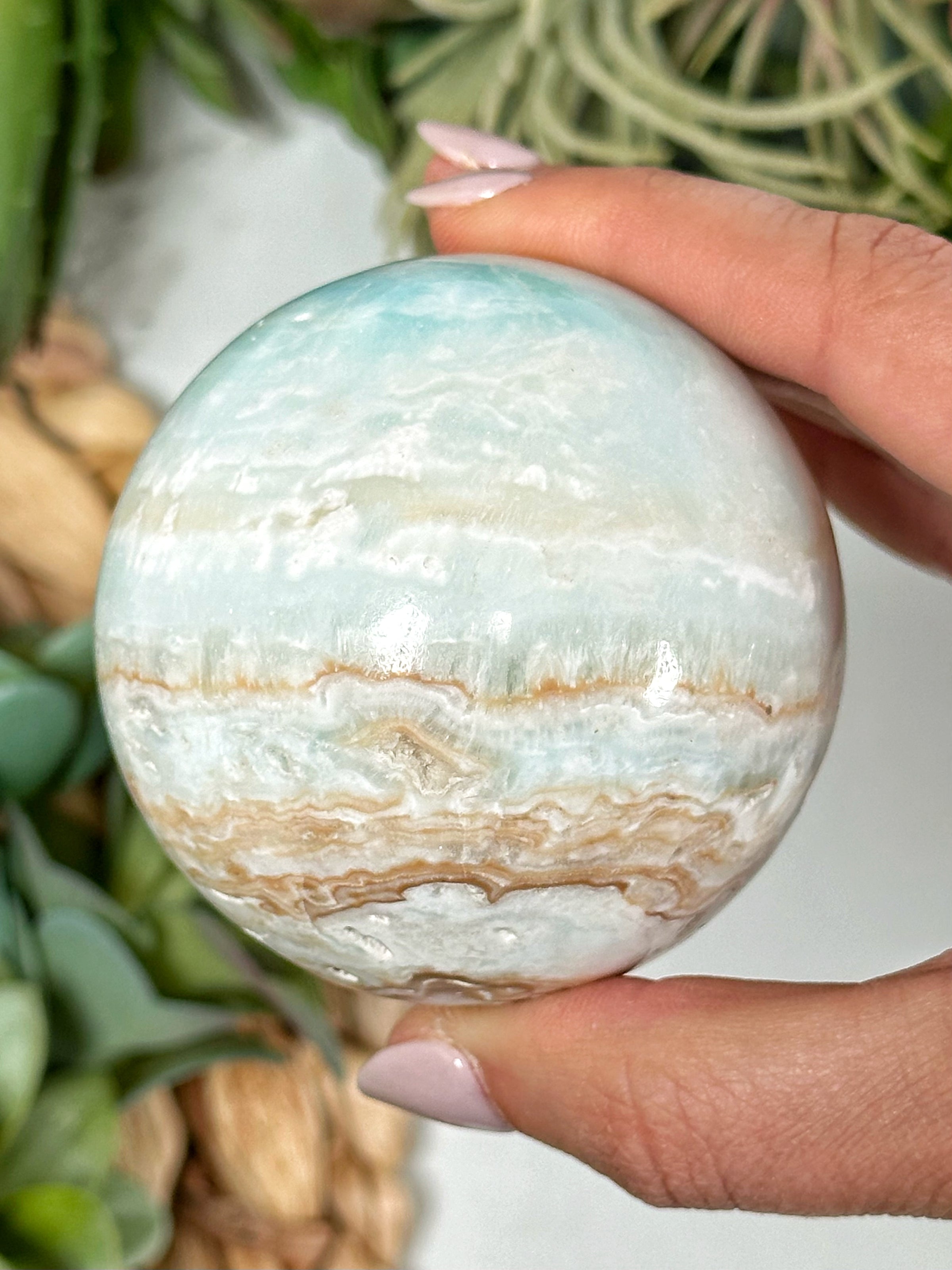 Caribbean Calcite Sphere - #3