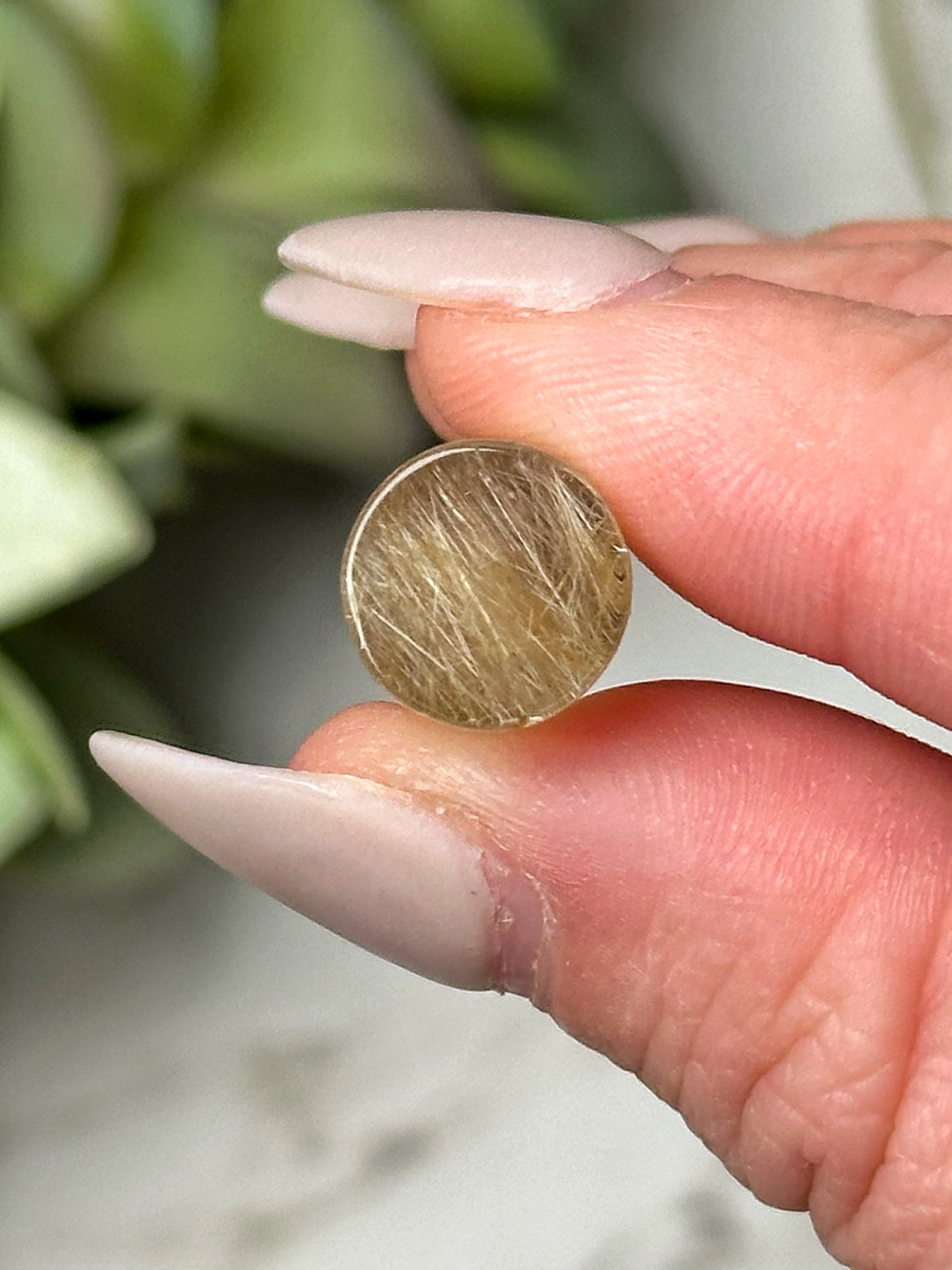 Gold Rutile Cylinder - #6