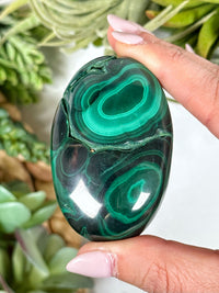 Malachite Palmstone - #1