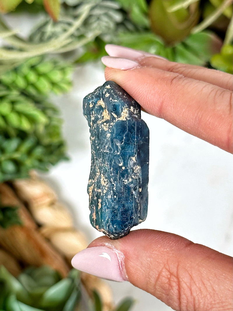 Crystalized Blue Apatite - #2
