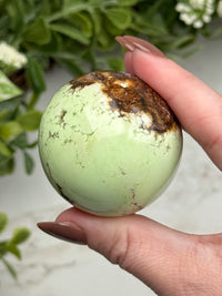 Chrysoprase Sphere - #9