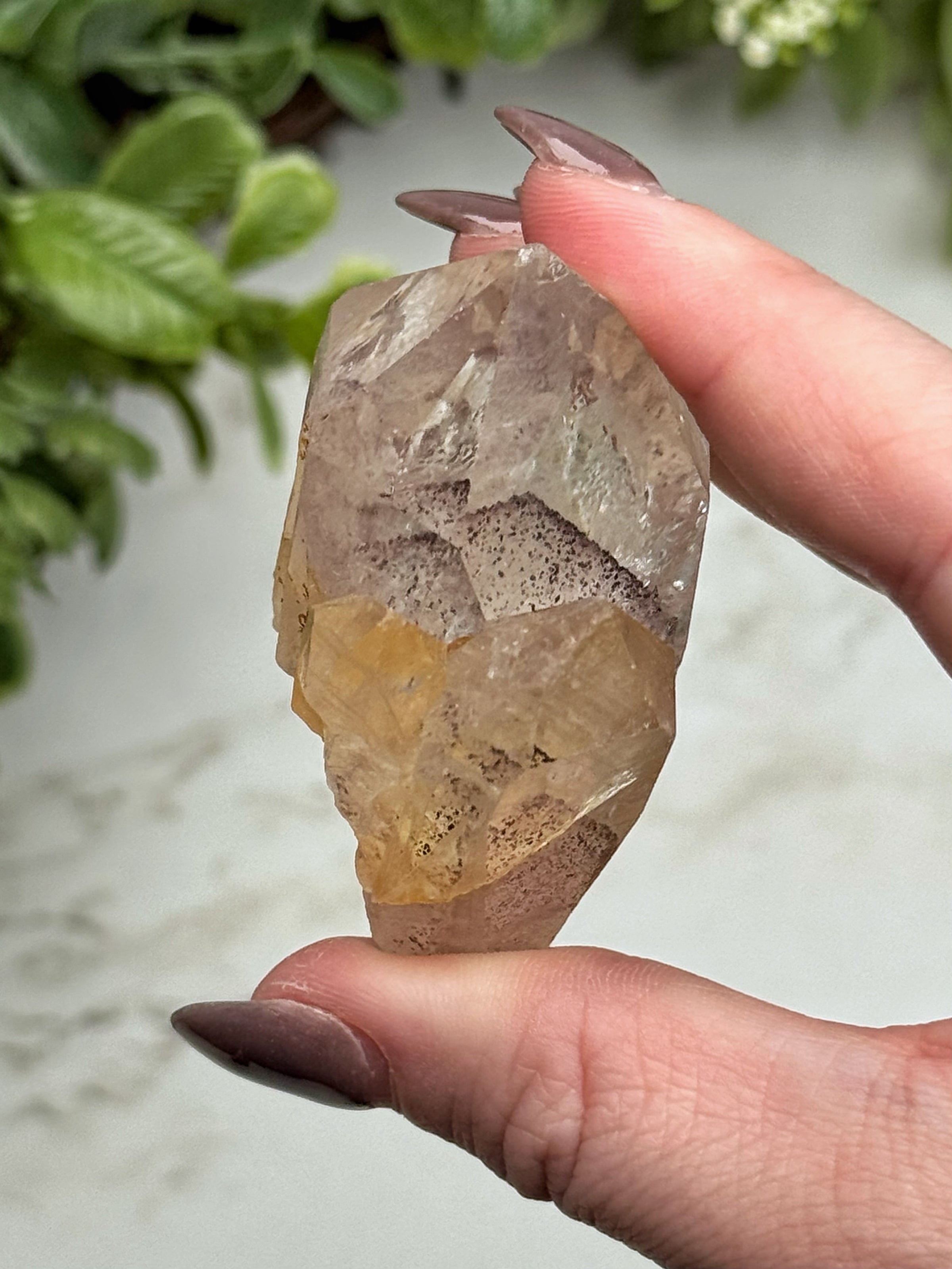 Raw Hematite in Quartz - #16