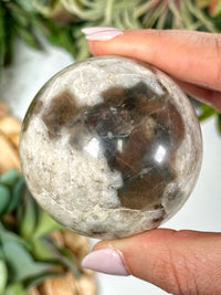 Flashy Polarity Moonstone Sphere - #2