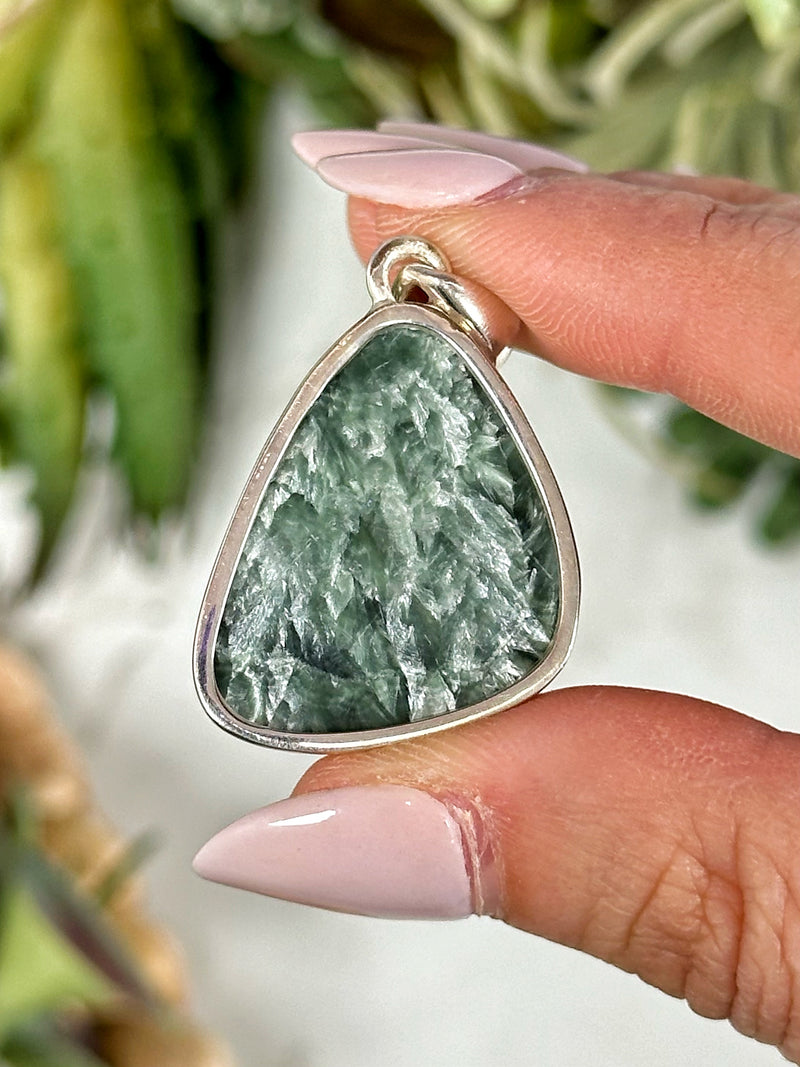 Seraphinite Pendant - #1